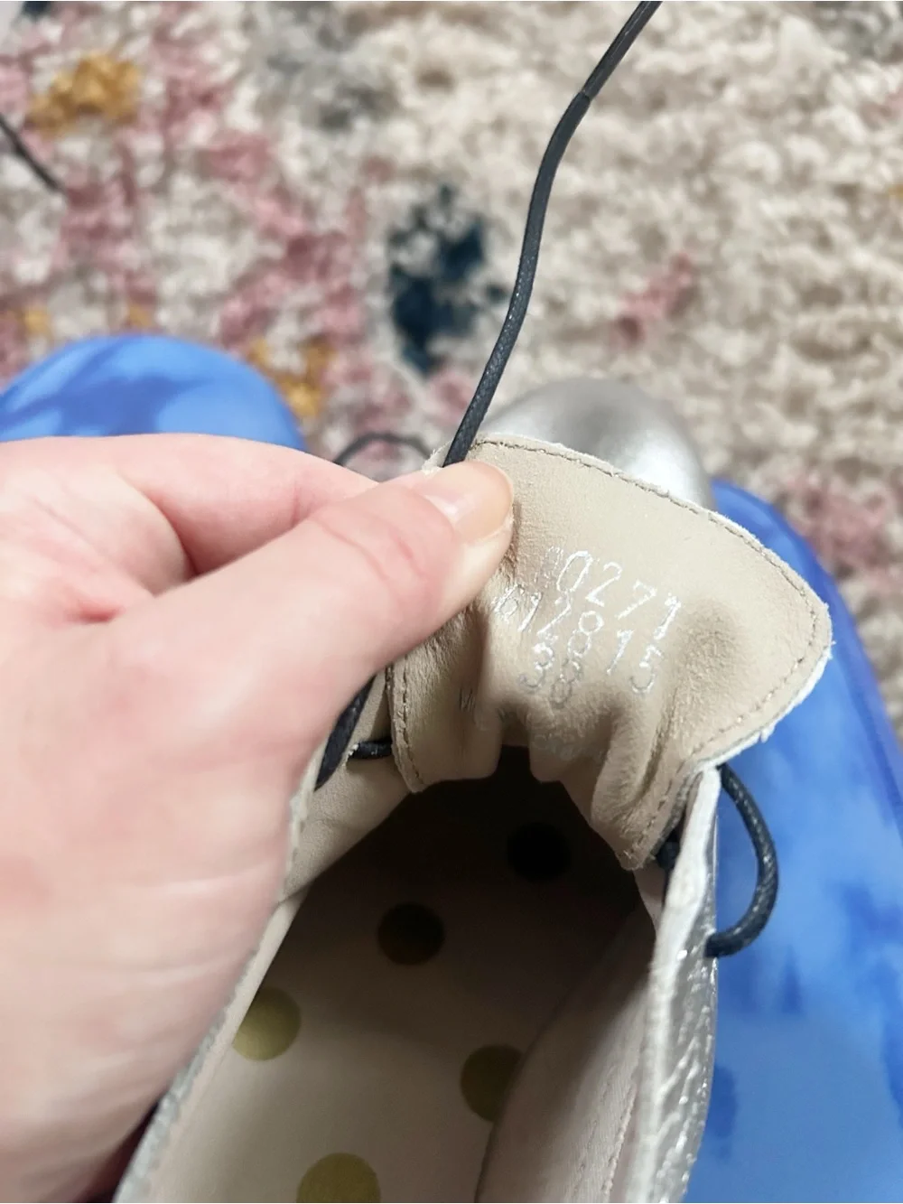 Boden silver loafer